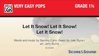 Let It Snow Let It Snow Let It Snow arr Jerry Burns – Score amp Sound [upl. by Eward]