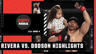 XMMA 4 Highlights Francisco Rivera vs John Dodson  ESPN MMA [upl. by Curhan]