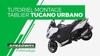 Montage tablier Tucano Urbano sur un scooter [upl. by Tades]