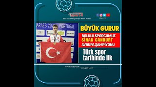 BÜYÜK GURUR BOLULU SPORCUMUZ AVRUPA ŞAMPİYONU OLDU [upl. by Schnur]