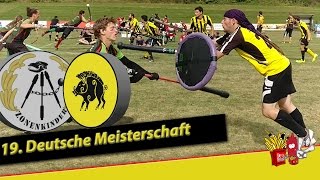 19 Deutsche Meisterschaft Jugger  Verracos vs Zonenkinder  Achtelfinale 2016 [upl. by Prisilla412]