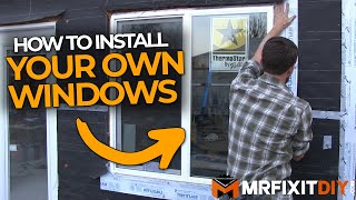 How to Install a New Window  New Construction  DIY Guide [upl. by Garap]