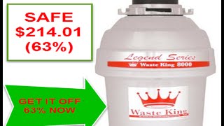 Get 63 OFF with Waste King L 8000 Legend Series 1 0 Horsepower Continuous Feed Garbage Disposal [upl. by Kenton516]