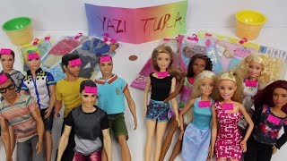 Barbie VS Ken Yazı Tura Kombin Challenge  Barbie 2 Yeni Kıyafet Paket Açılımı  Bidünya Oyuncak [upl. by Acissev]