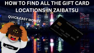 How to find all the gift cards in Zaibatsu Part 1 [upl. by Alul]