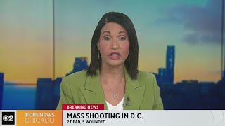 Mass shooting in Washington DC leaves 2 dead 5 hurt [upl. by Xena5]