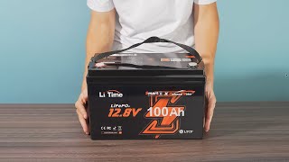 Power Your Adventures with LiTime 12V 100Ah Marine Battery Ultimate for Trolling Motors [upl. by Yasnil62]