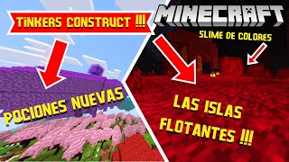 Minecraft Bedrock 121Tinkers Construct ⚒️⛏️  Guía paso a paso  Capítulo 4  Accesorios y Potis [upl. by Horbal720]