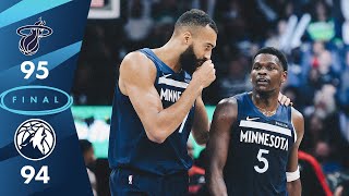 Minnesota Timberwolves Fall to Heat 9594  111024 [upl. by Zenger76]