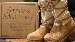 Unboxing Steger Mukluks [upl. by Atinehs]