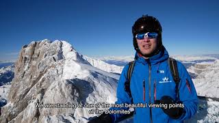 Review of the skiing Area Arabba  Marmolada by the meteorologists of Alpenweerman Netherlands [upl. by Loni]