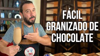 ¡¿Cómo hacer un Granizado de Chocolate en minutos  Receta [upl. by Enileme]