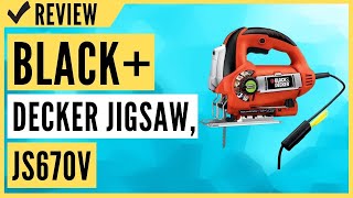 BLACK DECKER Jig Saw 60Amp JS670V Review [upl. by Suhsoj853]