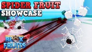 NEW SPIDER FRUIT V1 amp V2 SHOWCASE STRING REWORK 🕷🕸  Blox Fruits [upl. by Ednew235]