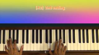 Rainbow Connection Piano Tutorial SLOW [upl. by Dennison176]