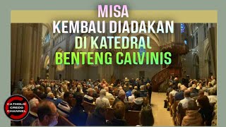 Di Benteng Calvinis Misa Kembali Diadakan [upl. by Sanburn711]