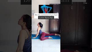 For Lower Back Pain✅ backapain backpainrelief yoga yogatipsforbeginners [upl. by Yrahcaz]