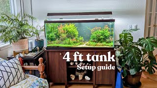 Setting up a planted tank for my cousin  A casual guide [upl. by Nwahsad]