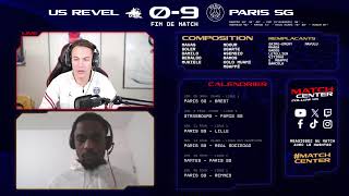 Match Center  US Revel vs Paris SaintGermain [upl. by Beker]