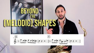 How To Use Melodic Shapes In Jazz Part 3 [upl. by Ahsilif]