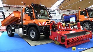 2020 Mercedes Unimog U218 Service Vehicle  Exterior Interior Walkaround [upl. by Yllrebmik]