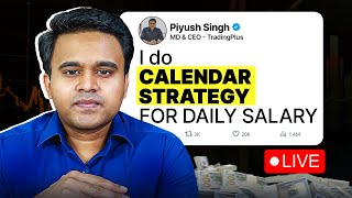 I DO CALENDAR STRATEGY FOR DAILY SALARY  TRADING PLUS [upl. by Enelyam]