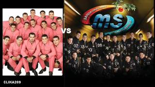 Banda Ms Vs La Arrolladora Mix Corridos [upl. by Cigam]