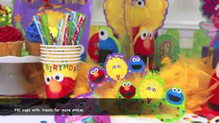 Elmos First Birthday Party Supplies [upl. by Yanrahs275]