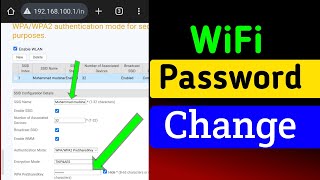 wifi password change  wifi password show  wifi ka password kaise change kare [upl. by Suoivatnom]