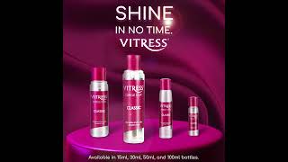 Shine in no time with Vitress Cuticle Coat [upl. by Rehctaht466]