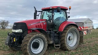 Getting the Kverneland fertiliser spreader ready [upl. by Earahc254]