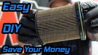 DIY  Fuel Filter Change  How GM wants the Techs to do it  LM2 Duramax [upl. by Rases269]