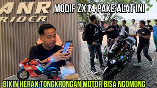 MODIF ZX14R PAKAI ​⁠TraxCenter BIKIN HERAN MOTOR JADI CANGGIH BEGINI [upl. by Maitilde617]