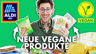 WIE GUT Veganer Einkauf bei Aldi Neue Produkte 😍 [upl. by Berkin]