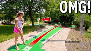 Our CRAZIEST Holes in One Ever  Must Play Course [upl. by Aekal]