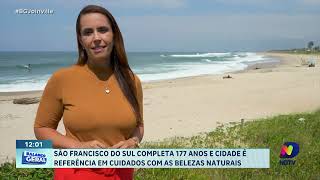 São Francisco do Sul completa 177 anos e cidade é referência em cuidados com as belezas naturais [upl. by Oirrad529]