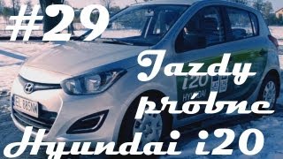 29 Jazdy próbne  Test Hyundai i20 12 D0HC 85 KM [upl. by Ynnam]