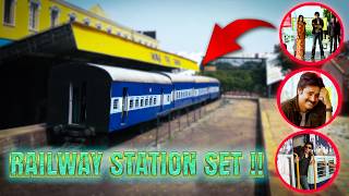 Ramoji Film Citys Hidden Railway Station Secrets REVEALED Its a fake set  Atharintiki Daaredi set [upl. by Bamford]