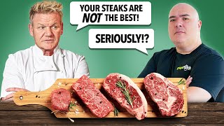 Gordon Ramsay SCHOOLS me on Steaks [upl. by Trembly1]