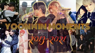 YOONGI and JIMIN MOMENTS Through the Years  YOONMIN [upl. by Aiki]