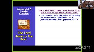 Totteridge Road Baptist Church OnlineKnowing God amp Knowing Ourselves Hebrews 516Pastor Kumar [upl. by Nelly]