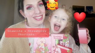 GLAMLITE X STRAWBERRY SHORTCAKE glamlitecosmetics STRAWBERRYSHORTCAKE [upl. by Rafaelita]