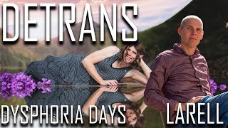 Detransitioner LaRell Reacts to his own past trans delusion video about gender dysphoria transgender [upl. by Ahtamat687]