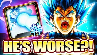 Dragon Ball Legends YEL SSB EVOLUTION VEGETA GOT A KILLER UPGRADE GODLY PLAT SHOWCASE [upl. by Modnarb]