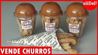 CHURROS CASEROS para NEGOCIO💥cómo hacer churros RECETA SUPER FÁCIL [upl. by Dorothi595]