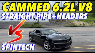 CAMMED Chevy Camaro SS 62L V8 w HEADERS amp SPINTECH 9000 [upl. by Aysa]