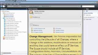 Microsoft System Center Service Manager Console Tour Part 7 of 10 [upl. by Ellehcit344]