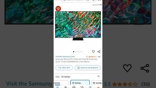 Samsung 75” 4K Ultra HD Neo QLED TV for ₹209999 [upl. by Gobert]