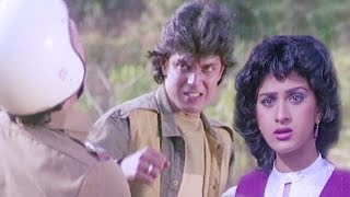 Mithun Rescues Minakshi Seshadri  Aandhi Toofan Action Scene 310 [upl. by Anasor]