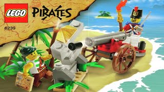 LEGO instructions  Pirates  6239  Cannon Battle [upl. by Sivatco]